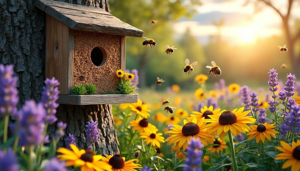 découvrez comment attirer les abeilles sauvages dans votre jardin en 2025 grâce à nos conseils et astuces simples pour favoriser leur présence et contribuer à la biodiversité.