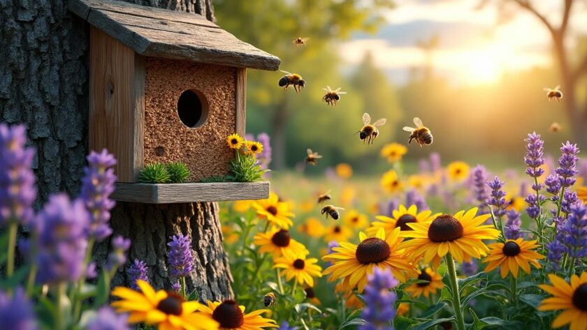découvrez comment attirer les abeilles sauvages dans votre jardin en 2025 grâce à nos conseils et astuces simples pour favoriser leur présence et contribuer à la biodiversité.